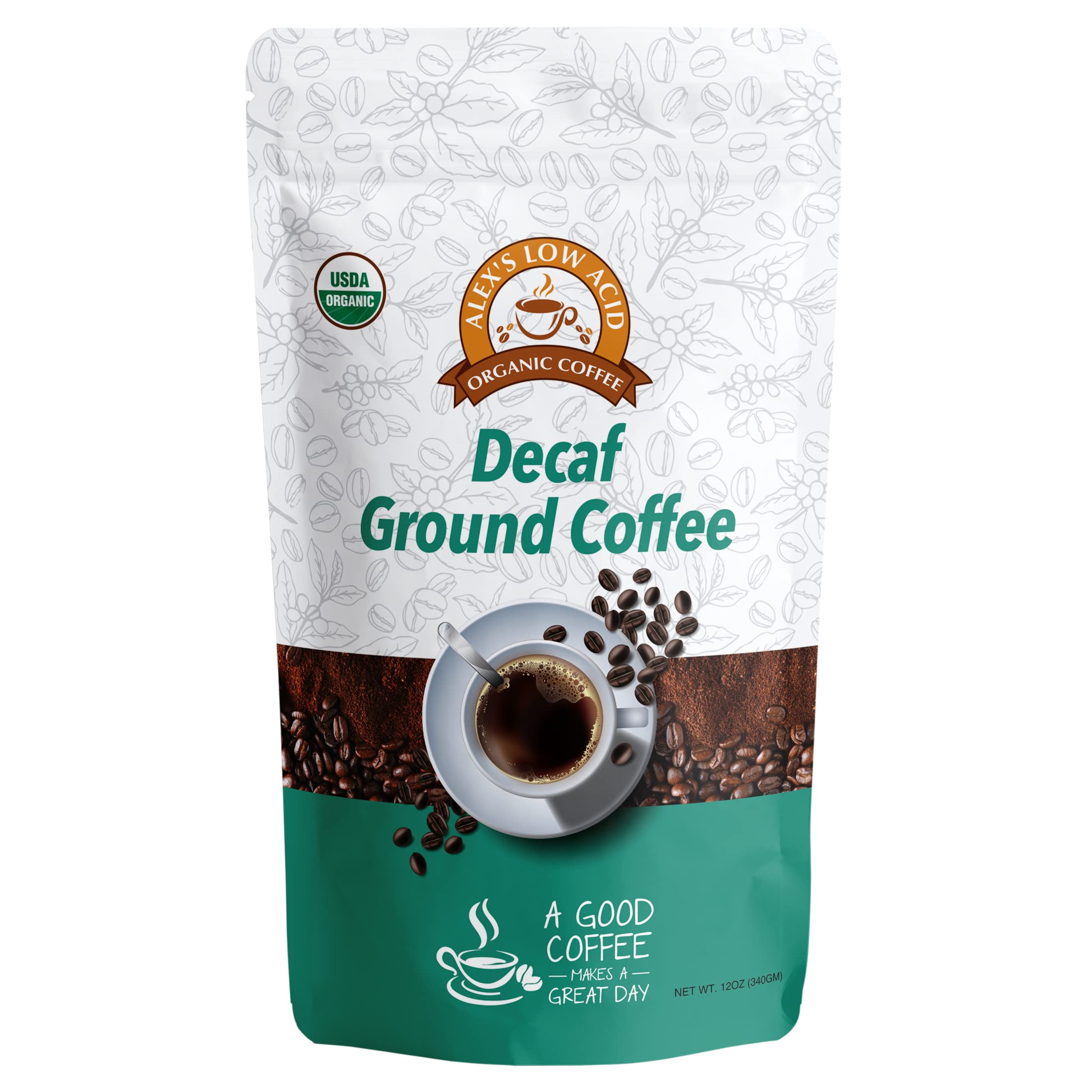 Amazon.com : Alex's Low Acid Organic Coffee 12oz Bag - Fresh
